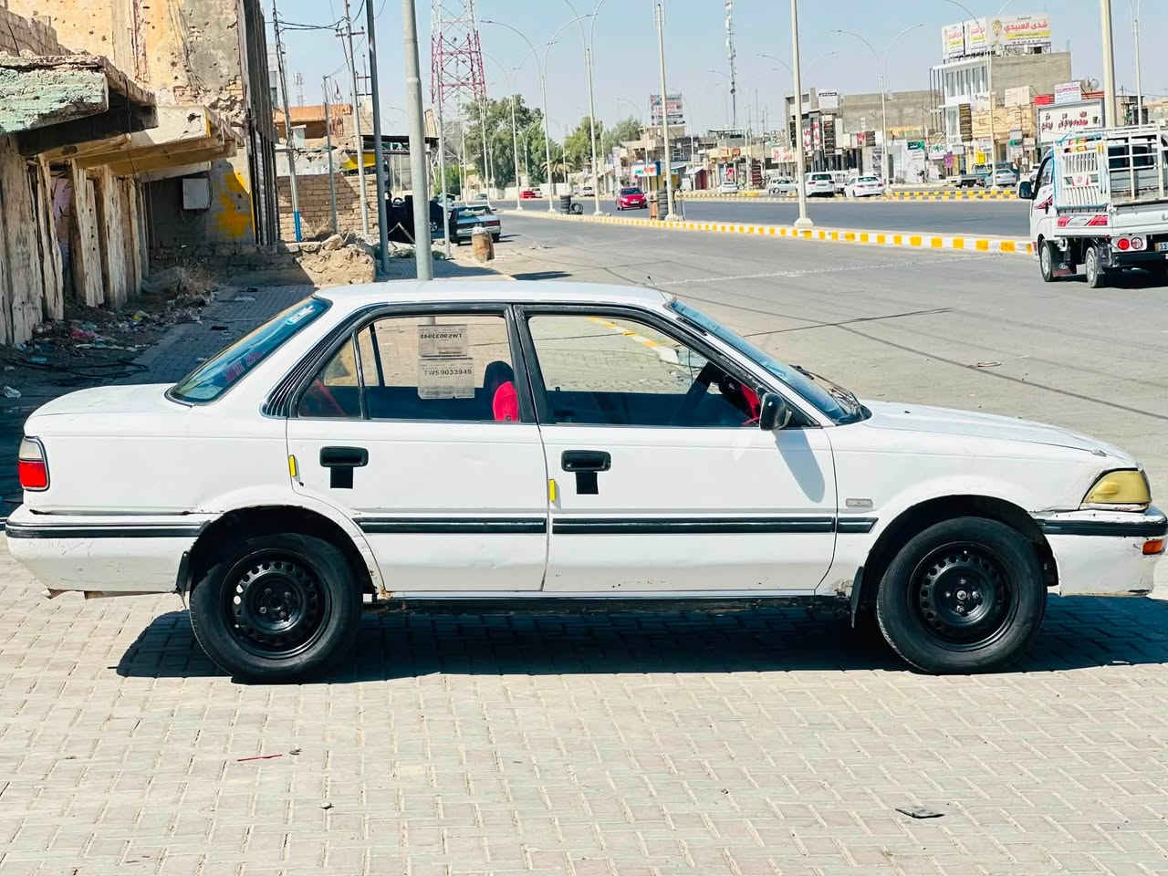 السلام عليكم البيع
سياره كورلا  

مديل 1992

سنويه جديده

رقم كركوك دولي  جديد

دواخل سياره كلش مرتبه 

كهربائيات شغاله 

صدر جديد 

تايرات جديد

دبلاات جدد سياره ما ناقصها برغي 

تحويل ثاني يوم 

سعر 38 وبيها مجال 

العنوان صلاح الدين بيجي 

ايي ستفسار اتصال عل رقم 

***********
