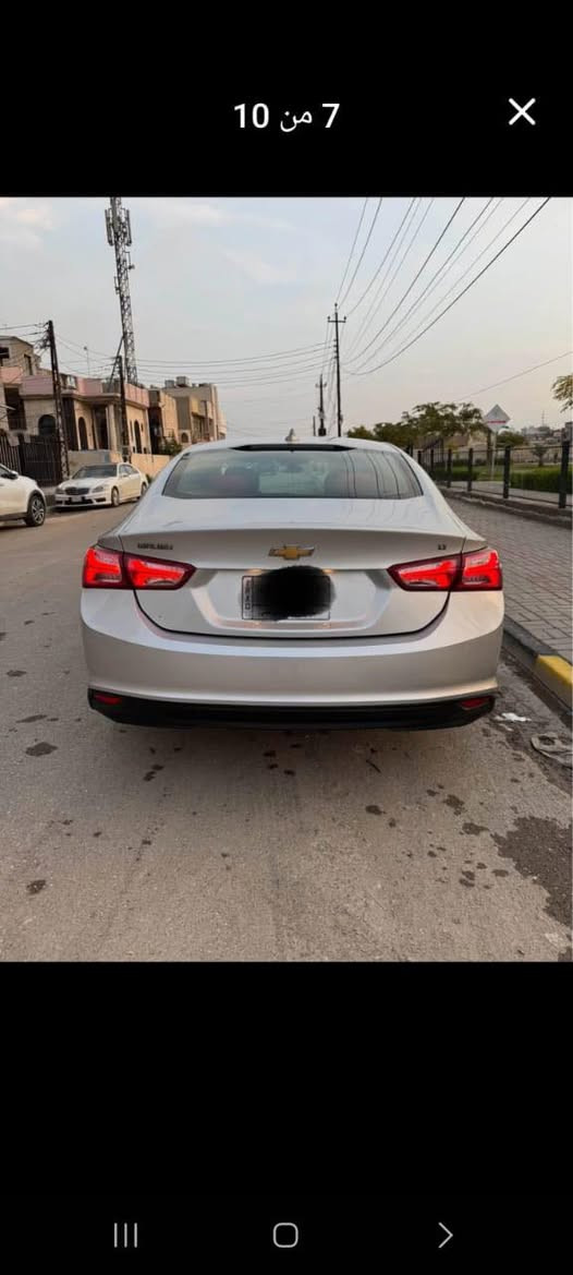 سلام عليكم للبيع ماليبو مديل ٢٢ كلين تايتل 
سياره جاهزه للأخير 
فول ماعده لفتحه 
سياره ماشيه ٥٠ ميل 
عنوان بغداد 
السعر ١٣٥ وبيها مجال بسيط 
الرقم ***********
فقط اتصال مامتواجد عل فيس
