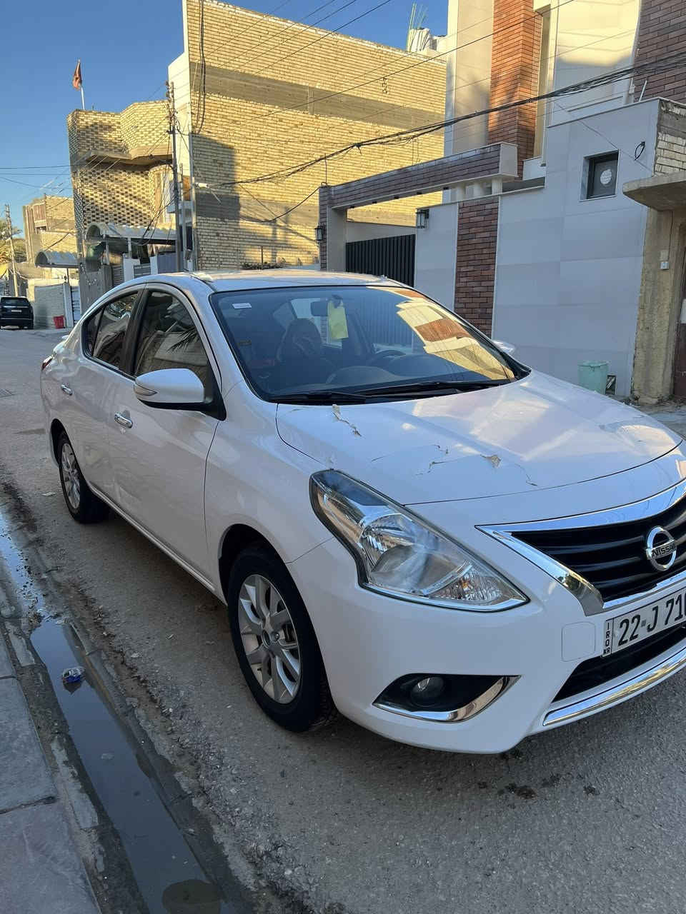 نيسان صني 
موديل 2023 مصري
رقم اربيل الجديد الانكليزي ب اسم شركه 
ماشية 15 الف كيلو حقيقي بشرط
كفاله عامه ماعدا شخط اباب الصدر ع وضعيته السياره مكفوله من البارد والتبديل والصبغ والحالوب بعدهي ع وضعيه الشركه وبيها سونار فابلونها وعدتها بعدهي كلها مامستخدمه 
———
المواصفات :
حجم المحرك 1500
تبريد خلفي 
شاشة بلادية
كامره خلفية 
اربع جام كهرباء 
اشاير بالمري 
حساس خلفي 
رون 
برجكتر اصلي
يدات نيكل
غرفه اسود ورصاصي 
سستم صوت  سماعات  عدد ٤ 
ويل كب اصلي 

السعر(117)ومجالها جداً بسيط

مكان السيارة ( النجف الاشرف )

اي استفسار خاص او الاتصال ***********
