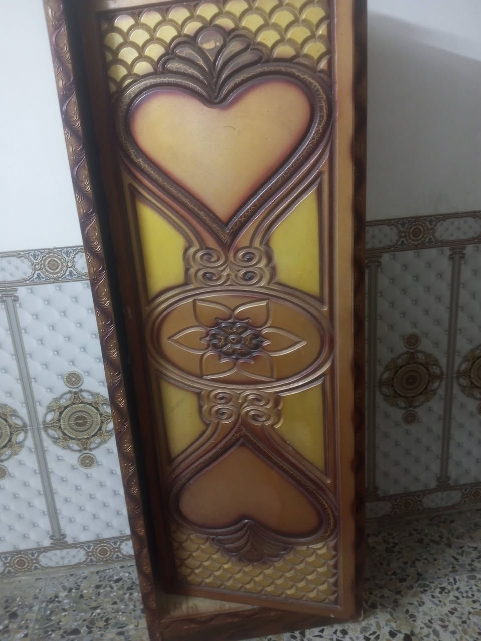 سلام عليكم غرفه صاج جديده عوزهه وارنيش ويداد  شوف عينكم سعرهه 600.... ***********
