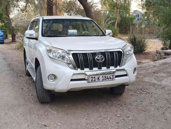 برادو 2014 رقم سليمانية تحويل ثاني يوم
ماشية 300 الف 
حادث بنيد معدل بارد فقط 
مكينة 4سلندر حجم 2700
موصفات TXl 
السعر 230
مكان بغداد 
0771 235 3323
