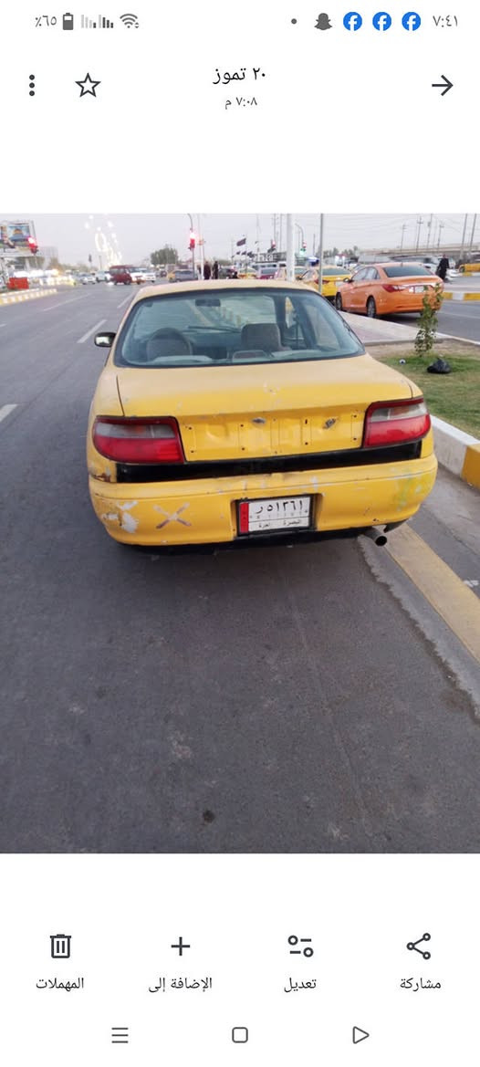 كورلا تكسي 2000 بصره جاهزه
السعر 20 وبيها مجال

مكان السياره ناصريه مركز

رقم واتساب ***********
