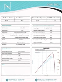 ألواح شمسية • ٦٠٠ واط • خلايا TopCon