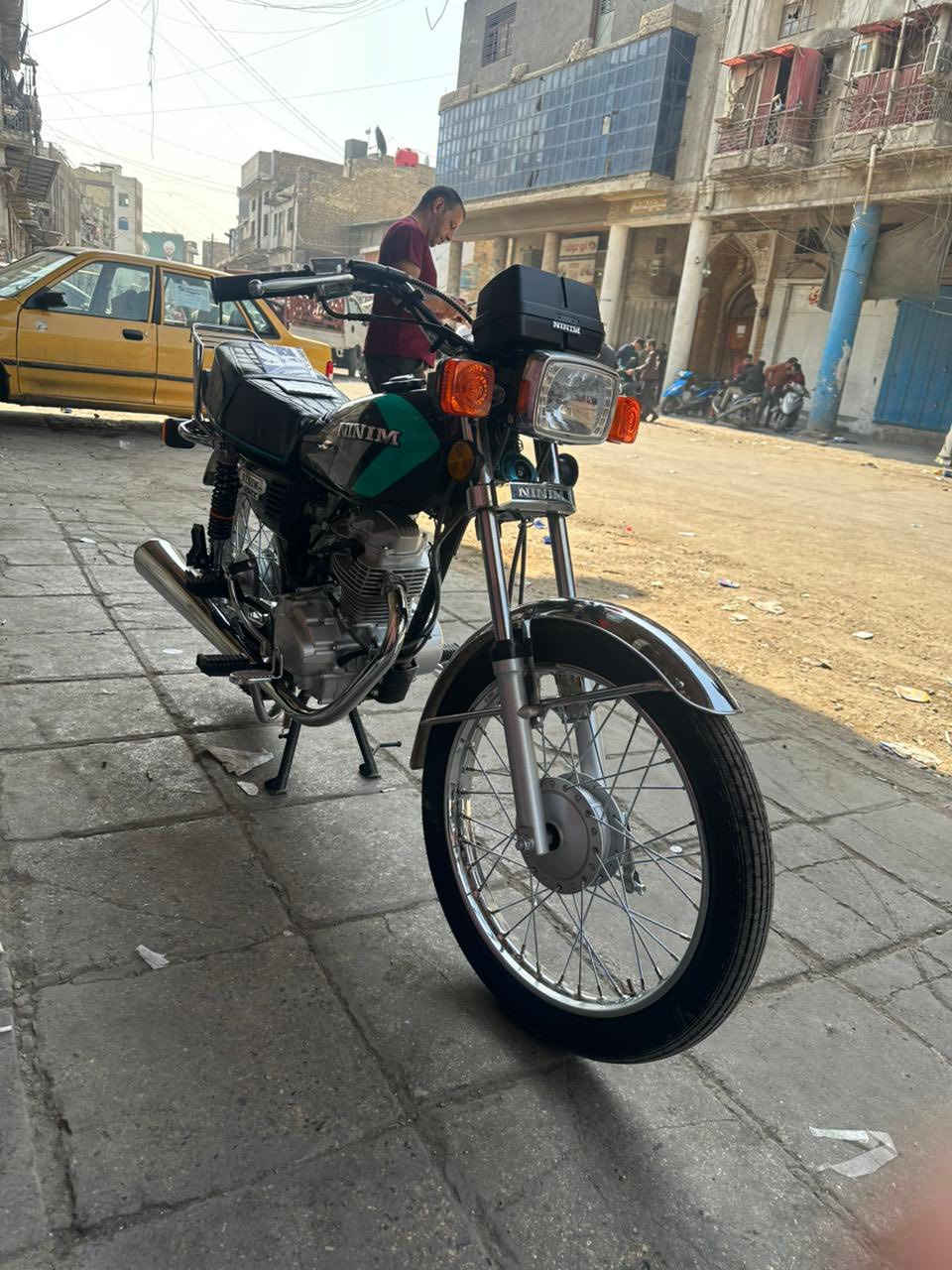 السلام عليكم دراجه نامي زيرو موديل 2027اي نقص مابيهه اوراق سكنر السعر 700بيهه مجال العنوان مدينه الصدر 
***********
