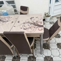 طقم سفرة • طاولة طعام • كراسي ٥