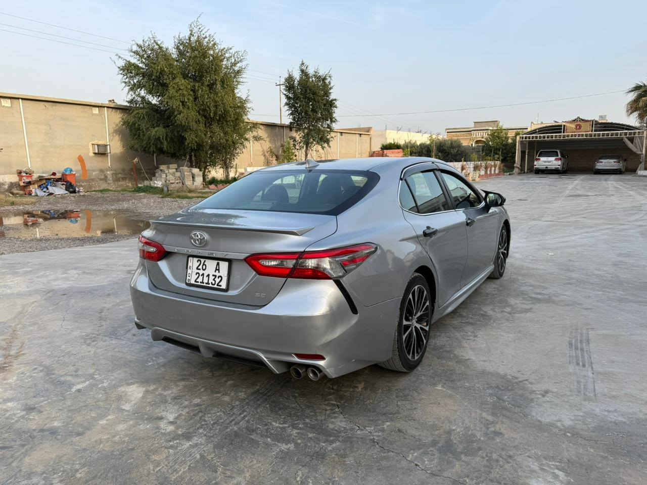 السلام عليكم 
للبيع 
كامري ٢٠١٩ 
لون سلفر 
رقم صلاح الدين
سنوية لل٢٠٣٠ 
كير ومحرك بالشرط
صدر تبريد تايرات حدادية كلهة جديد 
ماشية ١٤١ ميل 
ب اسمي 
ضرر بنيد و ربع الجاملغ الخلفي صبغ +شبر بين البابين صبغ  فقط صورة السونار موجودة بالمنشور 
السعر ١٦٣ و بي مجال 
مكان صلاح الدين العلم 
للاستفسار 
***********
