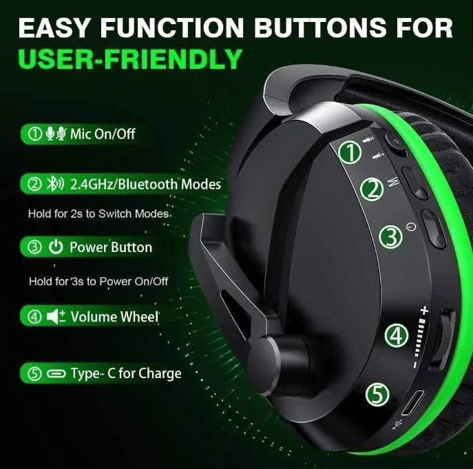 " #سماعة_ألعاب لاسلكية احترافية "!!
 طراز WolfLaws X3 Xbox Series. 
#بسعر_25_الف_فقط. طبعاً سعرها اغلى من هذا الشي هاي حاجه مرتبه امزونيه 

* متوافقة مع منصات متعددة (Xbox, PS5, PC, Mac, Nintendo Switch).

* مزودة بمحرك صوت 50 ملم.

* تدعم الاتصال اللاسلكي 2.4 و بلوتوث.

* توفر صوت محيطي ثلاثي الأبعاد (3D Surround Sound).

* تتميز ببطارية تدوم حتى 50 ساعة.

* تتضمن ميكروفون بخاصية إلغاء الضوضاء.
العنوان العباسيه.. خلف المحكمه للتواصل.. الاتصال ***********
