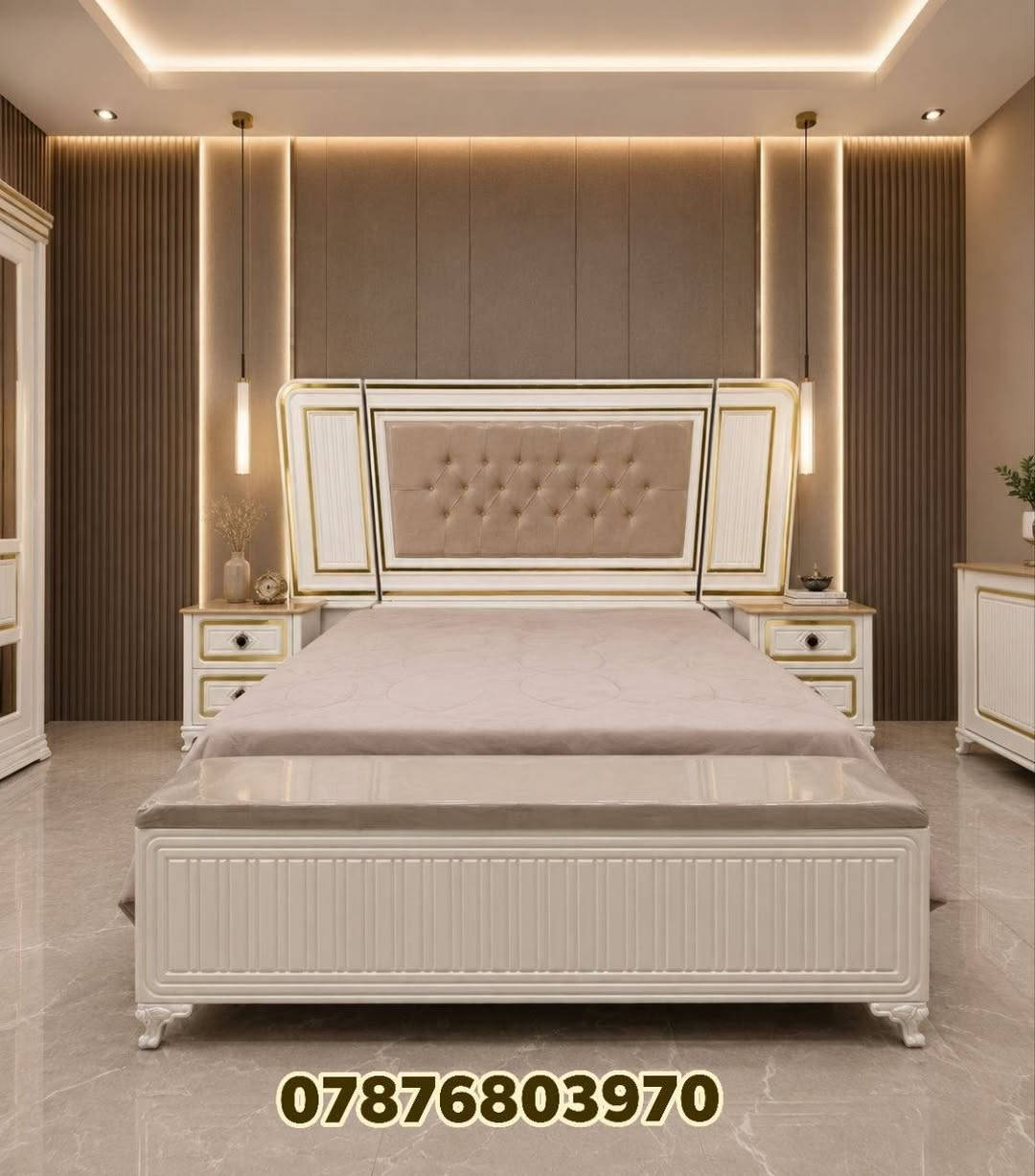 🔥 فخامة تُحكى... وجودة تثبت نفسها 🔥
غرفة نوم ملكية بتصميم راقٍ وتشطيب فاخر ✨
✅ نجارة عراقية 100% ✅ 6 أبواب مع ملحق داخلي ✅ لون أبيض أنيق مع تعتيق بيجي ولمسات سيبو ذهبي فاخرة ✅ تتكون من 10 قطع متكاملة ✅ مجرات سكك حديد ثقيلة التحمل ✅ ظهر چرجوبة شد براغي دفن لثبات وقوة أعلى ✅ داخل صاج طبيعي ✅ واجهات CNC حفر بالخشب بدقة وإتقان ✅ دوشمة خياطة يدوية فاخرة ✅ شازلون مع خزن عملي وأنيق
📏 القياسات: ▪️ الارتفاع: 2.60 م ▪️ العرض: 3.30 م ▪️ زاوية الملابس: 115 سم بارتفاع وعمق الكنتور
السعر مليون و950


**إذا كنت صاحب هذا الإعلان وتريد حذفه لأي سبب، رجاءا أرسل رسالة إلى الدعم الفني**
