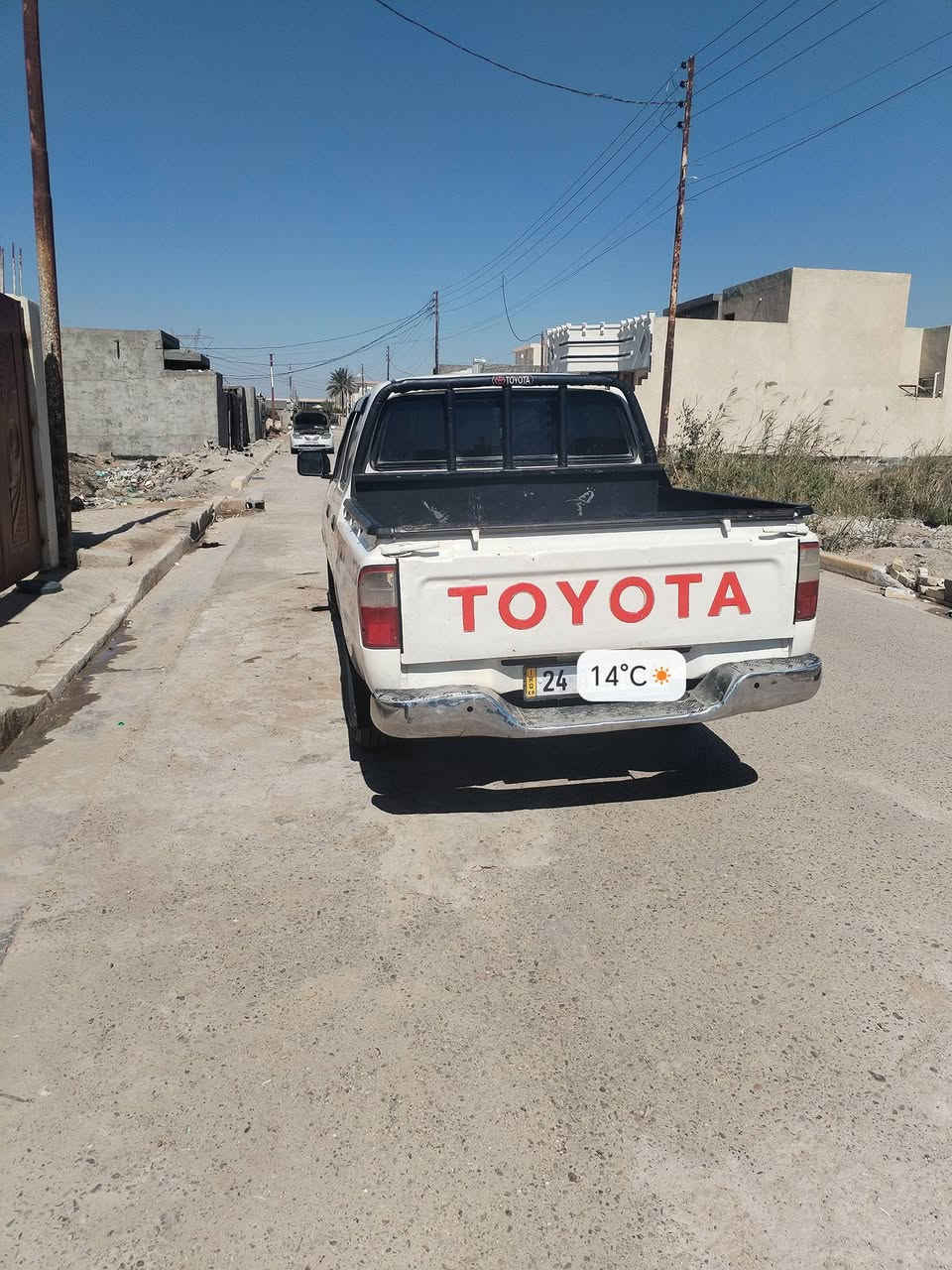 اسلام عليكم
بيكم تيوته2001 وضع شركه السياره بلاديه
كير اكسن محرك مكفول تخم تاير 
كهربيات علا بلاد ساره بل عافيه علا ياخذها جاهزا الرقم. السعر105وبيها مجال /***********/***********
