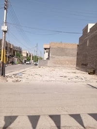 قطعة أرض للبيع المساحة 120متر ركن طابو ملك صرف الواجهة 12متر النزال10م...