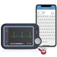 Checkme Plus • تخطيط قلب • أوكسجين الدم