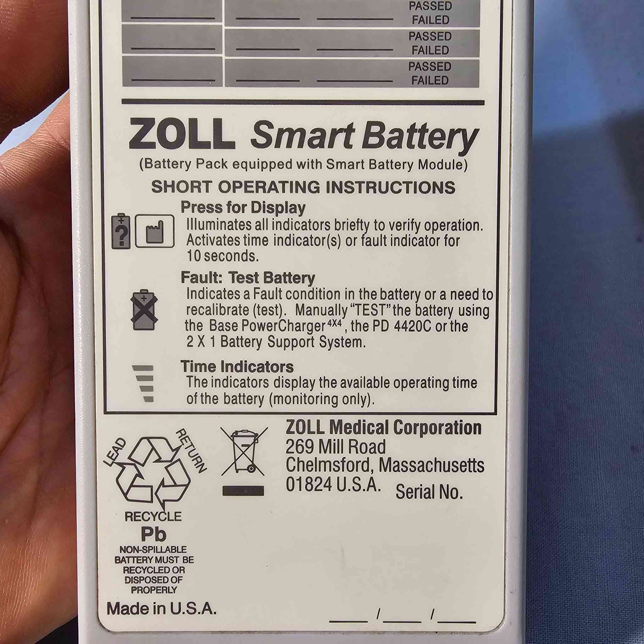 بطارية ZOLL Smart Battery الأصلية – صناعة أمريكية ..

متوفرة بطارية ZOLL Smart Battery الأصلية المخصصة لأجهزة ZOLL الطبية، تتميز بجودة تصنيع عالية واعتمادية ممتازة للاستخدام المهني والطبي. مزودة بنظام ذكي لمراقبة حالة البطارية ومدة التشغيل المتبقية، مما يساعد على ضمان الأداء المستقر والآمن.
✅ أصلية 100% – صناعة أمريكية
✅ نظام Smart Battery لمراقبة الأداء والحالة
✅ موثوقة وعالية الكفاءة
✅ مناسبة لأجهزة ZOLL الطبية
✅ جودة تصنيع احترافية من شركة ZOLL Medical
💰 سعرها في العديد من مواقع البيع العالمية يقارب 200 دولار أمريكي.
🔥 السعر لدينا فقط ٤٤ الف دينار عراقي والتوصيل مجاني لكل محافظات العراق..


**إذا كنت صاحب هذا الإعلان وتريد حذفه لأي سبب، رجاءا أرسل رسالة إلى الدعم الفني**