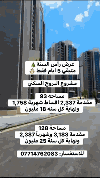 للاستفسار: 07714762083