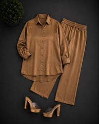 قميص طويل • جاكار • مقاسات L XL XXL