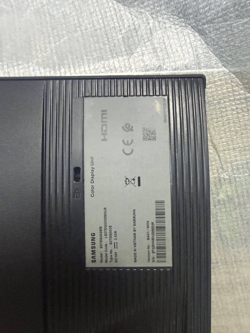 السلام عليكم
شاشة سامسونك اودوسي  G5-2k-200hz -0.1ms-ips للبيع استخدامها جان كلش قليل ميتجاوز الساعتين باليوم هاي اذا كليوم افتح جنت افتح بين فترات 
اريد ابيع لان ماعندي وقت للعب ملتهي بالشغل فبعت اغلب الغراض 
مكاني بغداد
ماعندي توصيل 
سعر جديد ٣٥٠ حاليا اني رايدها ب٢٥٠ 
رقم تلفون ***********

