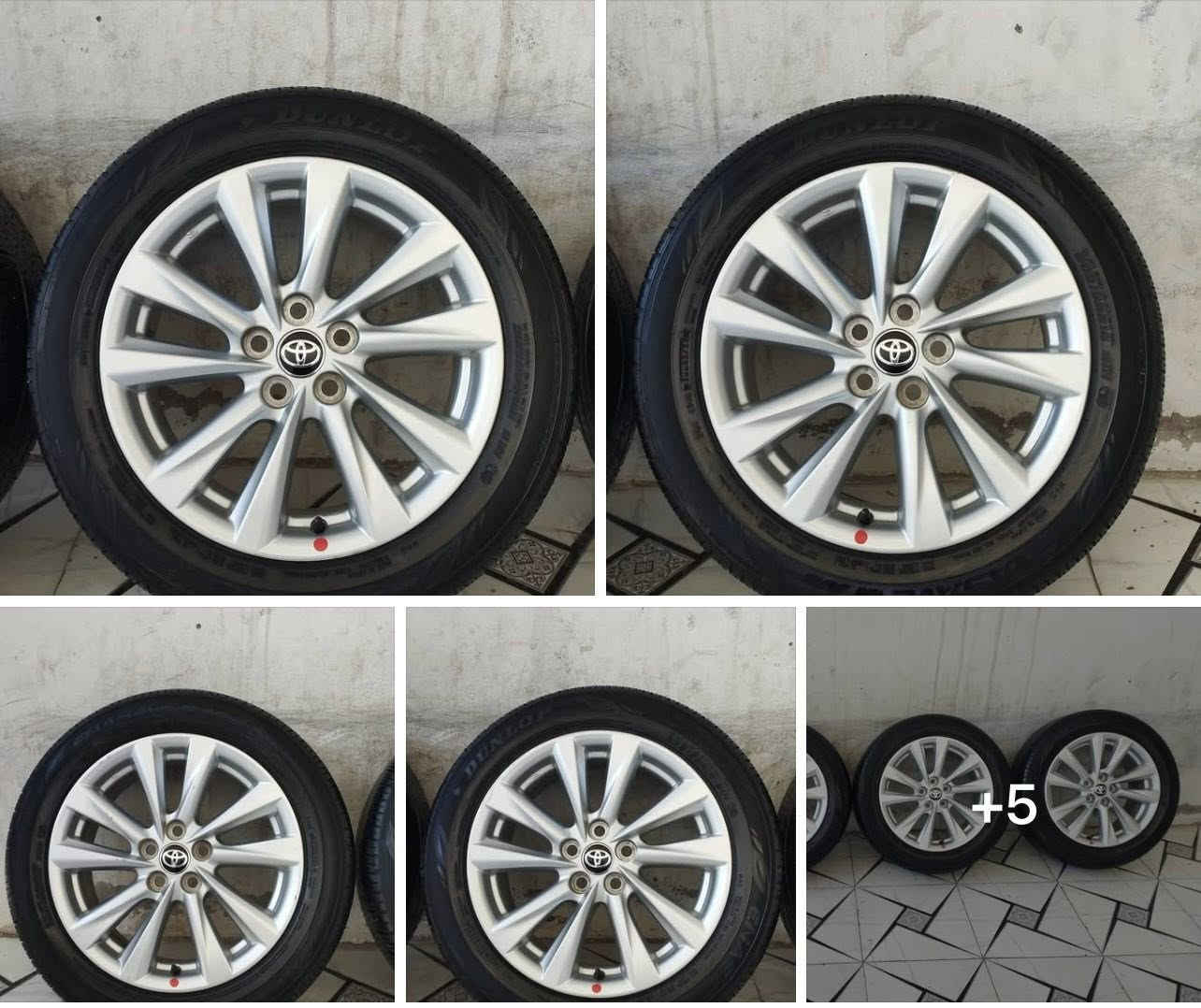 سلام عليكم عندي هذا ويل كرولا xse 2022 حجم ١٨ رايد ويل مراوس ١٧ او ١٦ مثل الي بالصور***********
