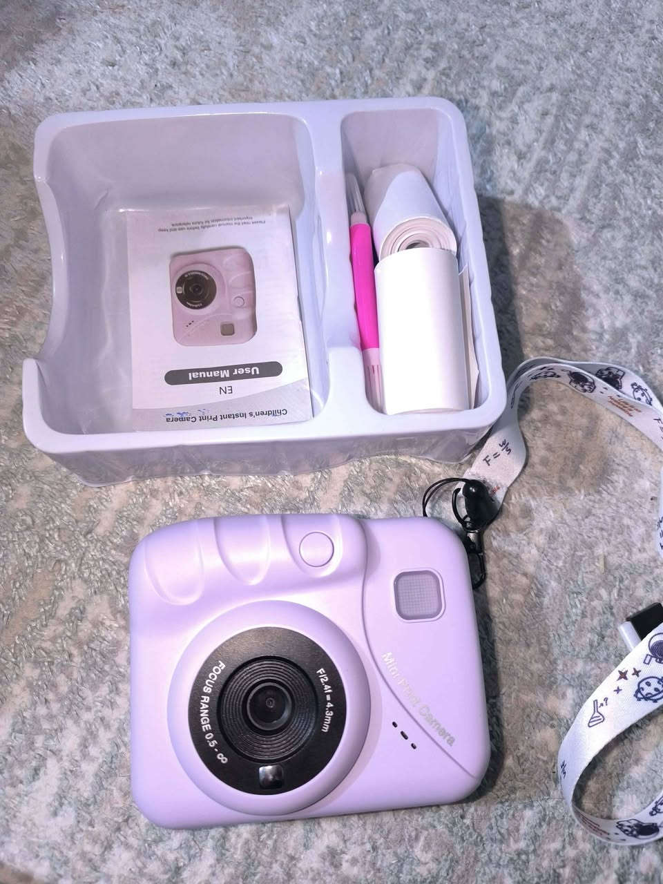 کامێرای منداڵان 
میمۆری 32 GB 
پرنت ڕەش و سپی 
سێ ڕۆلەی پرنت
قەڵەمی ڕەنگ و ڕەنگ
ڕەنگی کامێرا مۆر
حجم گەورە 
ئەمازۆن 
گەیاندن هەیە بۆ هەموو شارەکانی کوردستان أربيل, العراق


**إذا كنت صاحب هذا الإعلان وتريد حذفه لأي سبب، رجاءا أرسل رسالة إلى الدعم الفني**