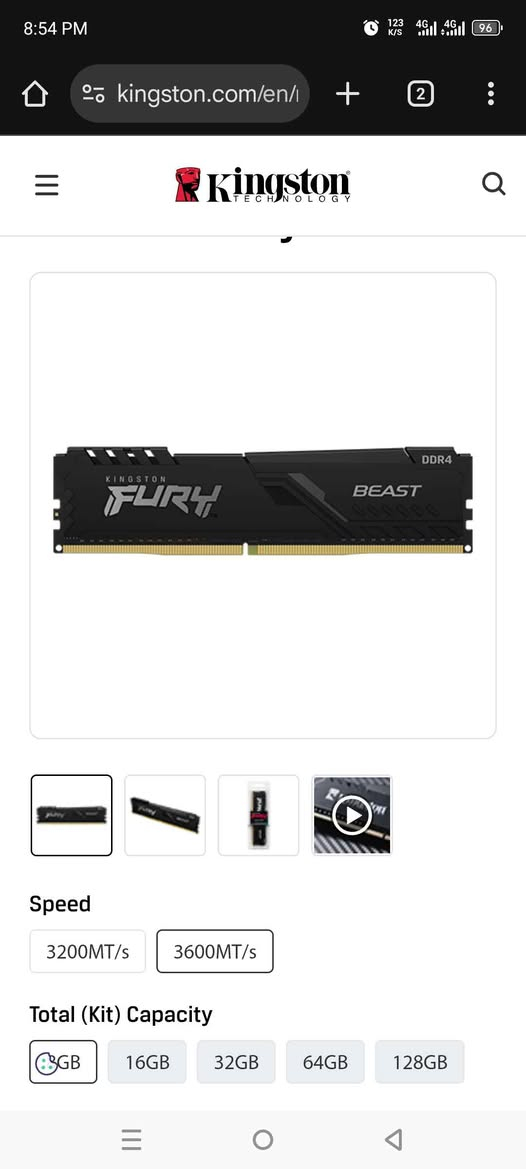 كينغستون فيوري بيست DDR4
تُعزز ذاكرة Kingston FURY ™ Beast DDR4 تجربة الألعاب والتحرير والمعالجة الرسومية بسرعات تصل إلى 3600 ميجا نقلة/ثانية. متوفرة بسعات تصل إلى 128 جيجابايت، وتدعم تقنية Intel® XMP ومعالجات AMD Ryzen ™ . يضمن مشتت الحرارة الأنيق ذو التصميم المنخفض تبريدًا فعالًا، وقد خضعت لاختبار سرعة بنسبة 100% مع ضمان مدى الحياة. أربيل, العراق


**إذا كنت صاحب هذا الإعلان وتريد حذفه لأي سبب، رجاءا أرسل رسالة إلى الدعم الفني**