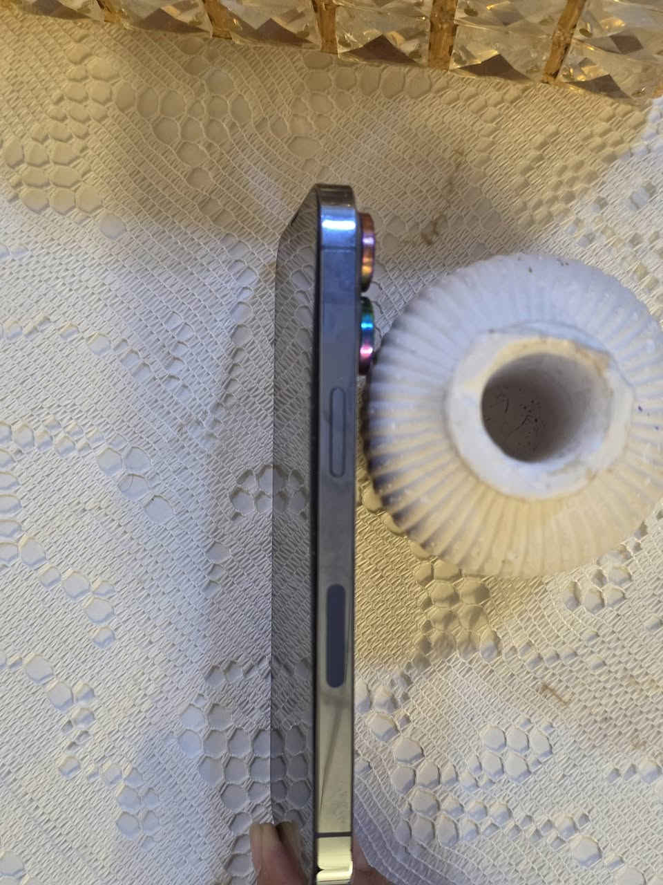 #ايفون_13pro
#للبيع مبدل شاشه اصليه
الجهاز كلش حلو 
ونظيف 
 بدون ملحقات 
السعر 300
رقم الهاتف
***********
