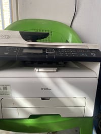 طابعه Ricoh SP 220SNwابيض واسود فقط للبيع نظيفه جداً قليله الاستخدام ب...