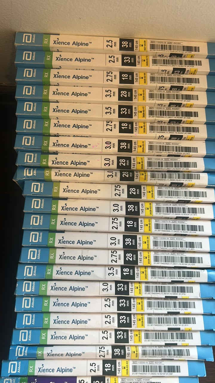 Abbott Xience DES Stents available


**إذا كنت صاحب هذا الإعلان وتريد حذفه لأي سبب، رجاءا أرسل رسالة إلى الدعم الفني**