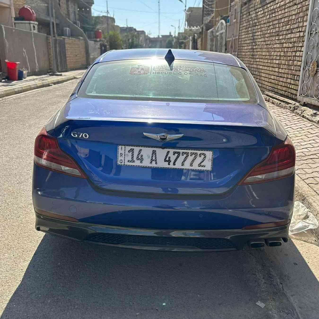 جنسس g 70 2019 فول مواصفات
رقم بصرة شرط التحويل
ماشيه 120 الف كيلو حقيقي 

💎 ســعــر ✅ ::  الــرد تلقائي 📮

محرك 2000 تيربو 
كير ومحرك كفالة
رادار امامي صندوق كهرباء 
كشنات تدفئه تبريد مصابيح اماميه ليد 
مري شفط فتحه سقف 
شفتات تحكمات ستيرن
ستيرن كهربائي كامرة خلفيه 
حساسات اماميه خلفيه
شاشه اماميه كشنات كهربائيه
مستشعر وقوف تحديد مسار 
مثبت سرعة
وبعد هواي بيهه مواصفات 

مكان السيارة: بغداد
رقم صـــاحب سيارة: *********** واتساب

لعرض سيارتك على الصفحة بنفس الطريقة راسلنا
