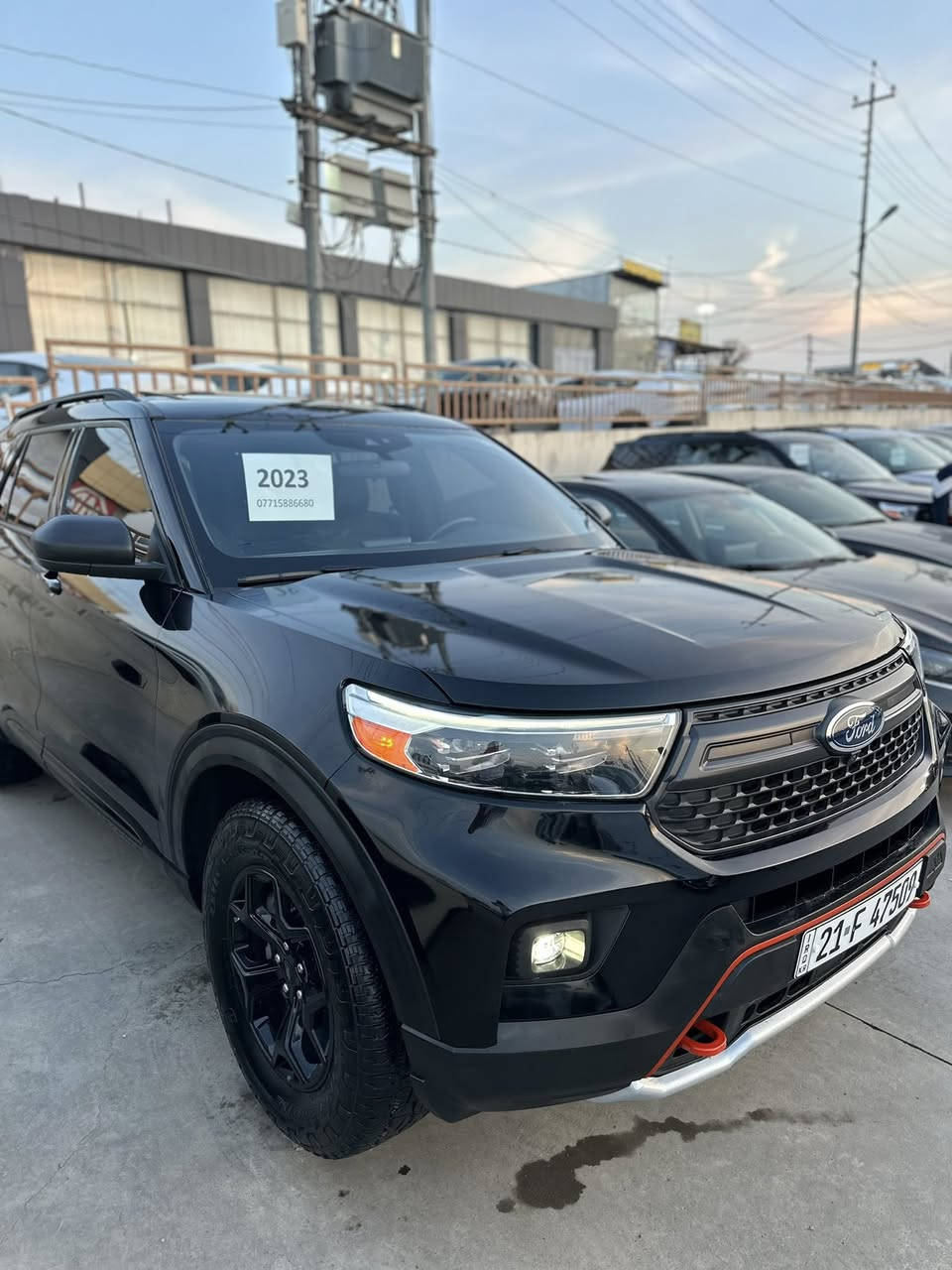 سلام عليكم
فورد اكسبلور 2023🇺🇸🇺🇸

السيارة حادثه فقط شباك امامي بدون صبغ السيارة 

مكان السيارة سليمانية 

مواصفات TIMBERLINE
شاشة جبيرة 
كاميرا 
كشنات جلد زيتوني مميز 
كشنات هيتر 
استيرن هيتر 
رادار ٣٦٠ درجه 
حساس ٣٦٠ درجه 
بانوراما 
تبريد قطعتين 
كشنات سياحي 
گيج الكتروني 
لايتات ليد 
بگلايت ليد 
صندوق شفط 
كشنات كارباء جهتين 
اطفاء ذاتي 
انظمات قيادة 
اوتو هولد 
شحن وايرليس 
ماشية ٢٤ ميل 

السيارة كلش حلوة جديدة بلواقع هم 
كير و مكينه كله مكفول بدون اي عطل 

سعرة ٢٧٨$ بي مجال 

رقمي ***********
