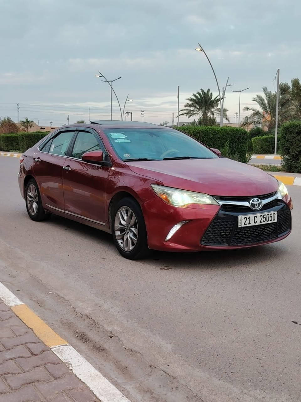 السلام عليكم للبيع بسعر مناسب جدا 133 كامري 2015 فول موصفات سبشل واحد على واحد الضرر بنيد وجاملغ بدون اي داخل شرط الفحص وباب صار بي زحكه ورشيته فقط. صبغ والباقي مكفول كير ومكينه شرط مامفتوحات مكينه 2500 اربعه سلندر الموصفات فتحه وبصمه وكنشن كهرباء تبريد قطعتين تدفئه وتبريد بل كشن شحن واير لس رادار امامي وجانبي كامره تحديد مسار وبعد بيه هوايه موصفات السياره حيل حلوه وتراي بيه صفر كلش حلو سنويه وهزه ورقم كله جدد تحويل ثاني يوم العنوان تكريت
***********
