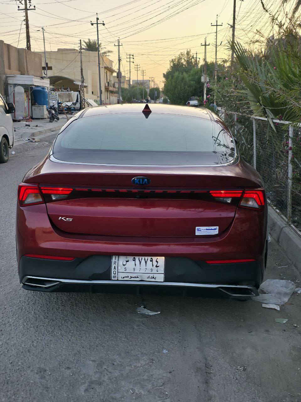 السلام عليكم. K5 موديل 2021 معوقين باقيلهه سنه وتصير حره بسنه 2027 معوقهه موجود ووكيلهه موجود السياره بيهه نقوصات بسيطه للجماليه كير ومكينه كفاله حداديه و صدر حلوه منظومه تبريد جديده وكاله شاصي ولغد مكفولات
المواصفات ستوك :
مكينه 1600 تيربو 
تحكم جهتين ✨ 
سايد بريك بصمه ✨ 
4 مودات قيادة
تحديد مسار 🛤️
قياده اليه 🚘
مثبت سرعه ✨
اوتو هولد
مانع انزلاق
شاشة
اندرويد اوتو
ابل كار بلي 📲
ماشية 63 الف ميل
السعر : 130 وبيهه مجال قليل حك الجيه
مكاني كربلاء مركز المدينه
للاستفسار خاص او على الرقم ***********
