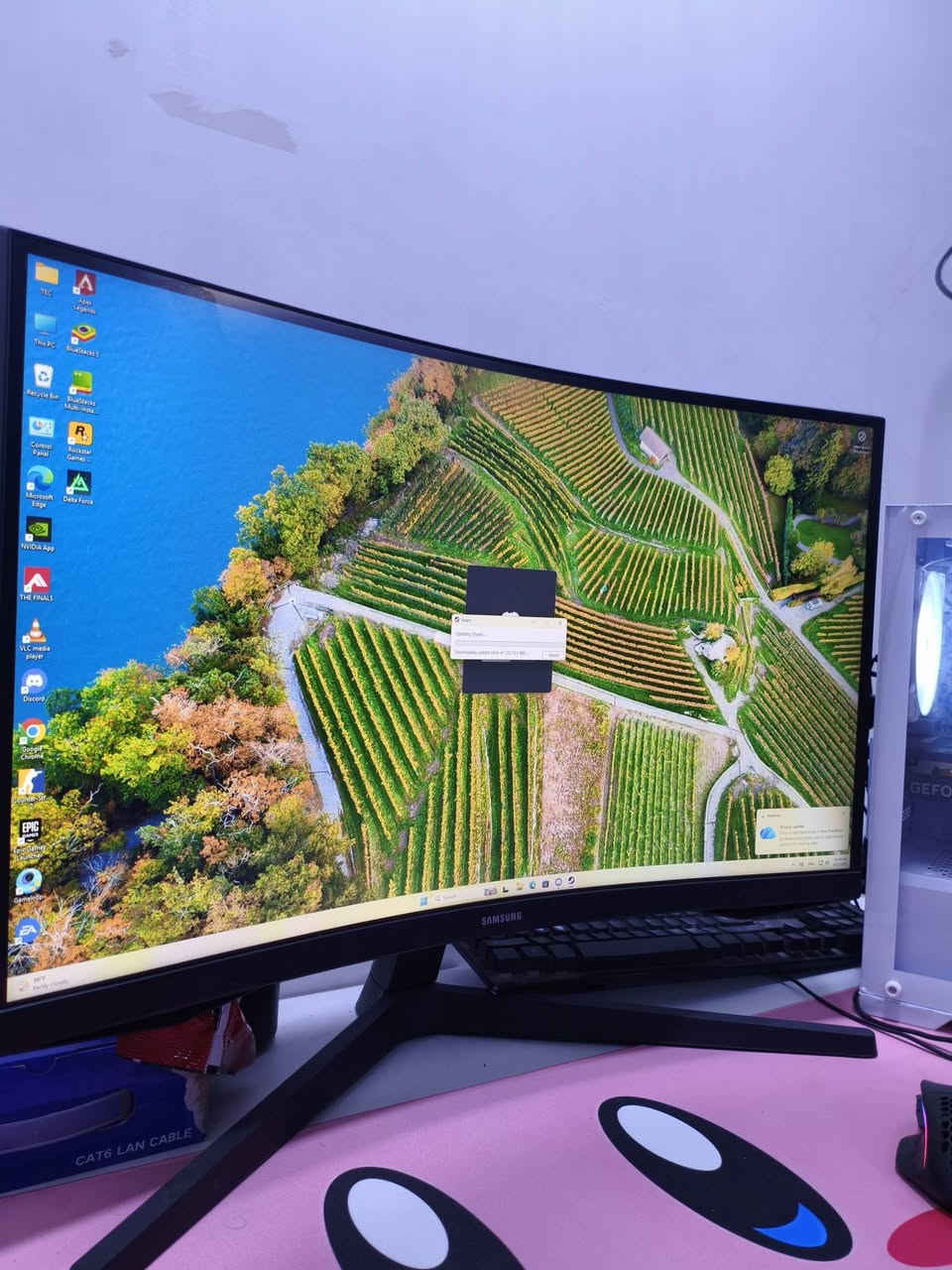 السلام عليكم
pc
معالج R5 pro 4650G
كارت الشاشة RTX 4060
رام 16gb
بورد b450
تخزين m.2 1tb
شاشة Samsung Odyssey G5 27-inch
165هيرتز
الحاسبة جديدة بعده الكيس بالجيس استعمال جدا قليل
بغداد الشعب
***********
