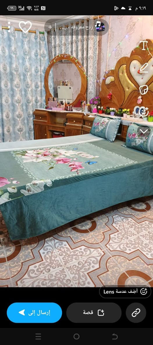 غرفة للبيع نضيفه كلش وياه بعد زاويه مثل الكنتور سعره مليون وبيه مجال قليل مكاني الحر شارع العريض ***********9
