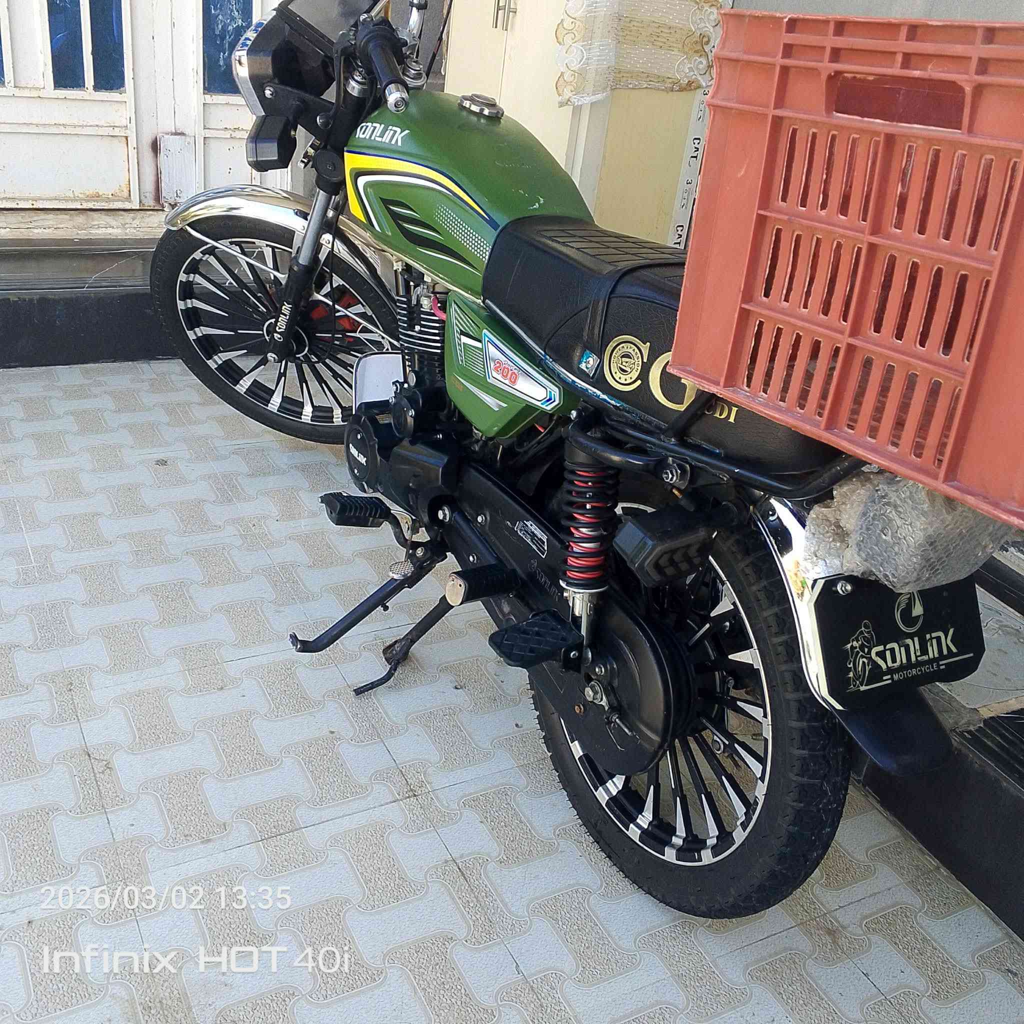 السلام عليكم دراجه موديل 2025الدراجه جديده معدل شلعه  فول اشاره وحده ما تشتغل بس الاستفسار *********** واسط العزيزيه
