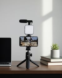 صير صانع محتوى محترف بباكيج واحد! 🎬 ستاند التصوير الاحترافي 3x1: ثبات ...