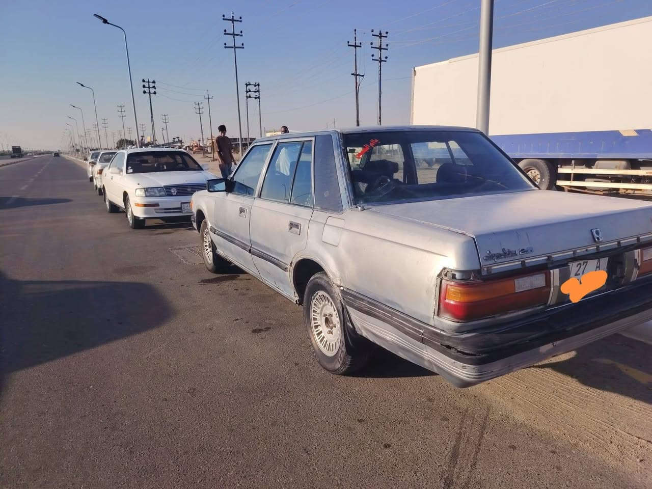 السلام عليكم سوبر مديل 85 رقم ذي قار إنكليزي الجديد سنويه بسمي توني مجددة تنتهي 2031 مكينه وكير ثنين ونص جدد حداده  خير من الله السعر 35 وبيها مجال
العنوان البصره الزبير 
الهاتف ***********
***********

