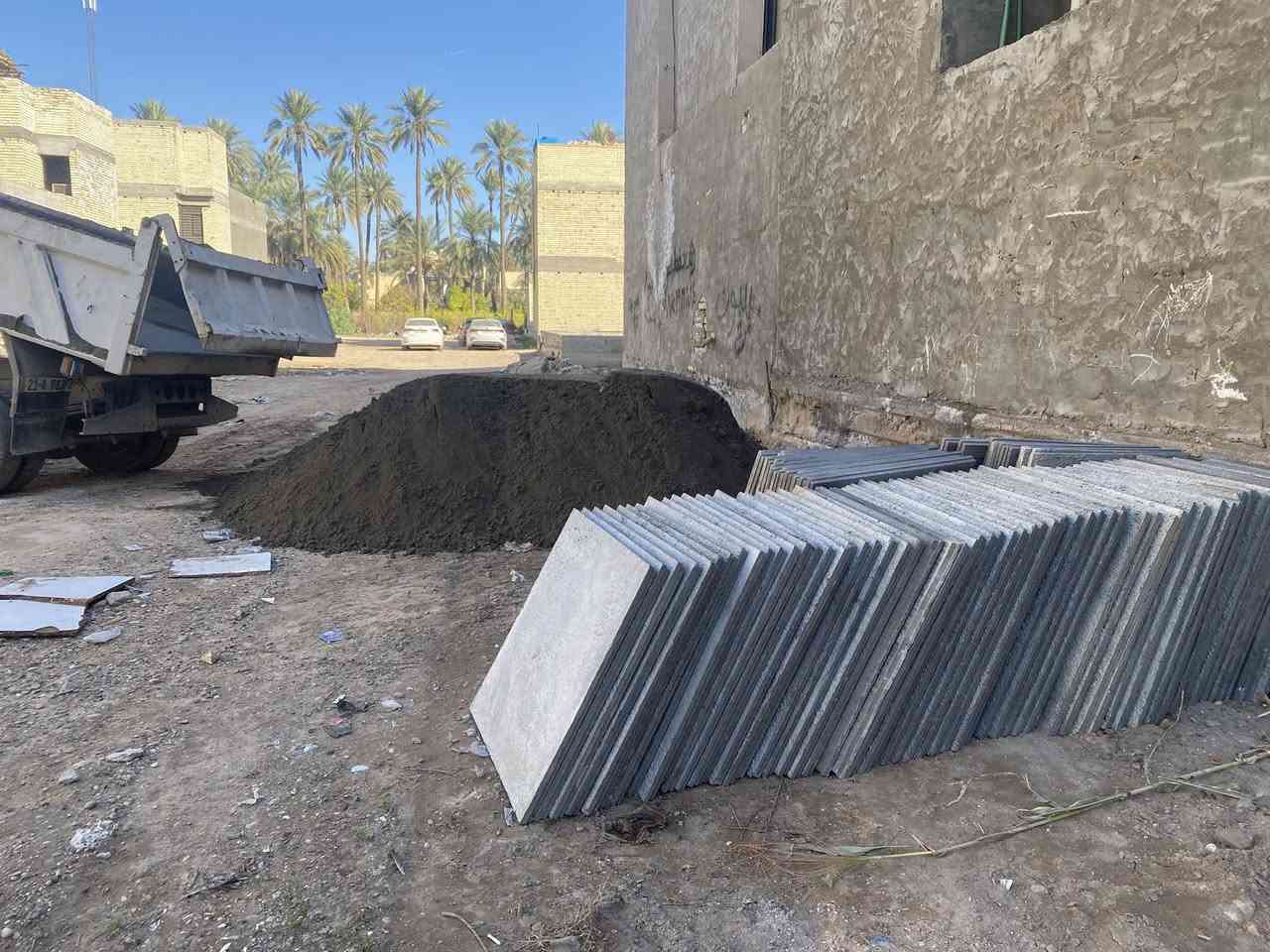 تجهيز مواد بناء داخل الطي بأنسب الأسعار
سعر طن الأسمنت ألماس المقاوم 130 الف واصل باب البيت

سعر طن الماس العادي 125  الف واصل لباب البيت 

سعر طن سمنت كبيسه مقاوم 125 الف واصل لباب البيت 

سعر طن سمنت كبيسه عادي 120  الف واصل لباب البيت

سعر طن كرسته عادي ب120الف واصل لباب البيت 

سعر الحصو المكسر حمل فول ب175 واصل لباب البيت

سعر الحصو العادي حملفول 160 واصل لباب البيت 

سعر حمل رمل اخيضر حمل فول ب190 واصل لباب البيت

سعر رمل رمادي حمل فول ب190 واصل لباب البيت 

تجهيز شتايكر سعر القطعه ٣٧٥٠ واصل لباب البيت 

سياره زميج حمل فول ب80 الف واصل لباب البيت 

شتايكر كرسته وعمل تنظيف + فلانكوت+ زفت + نايلون زراعي سعر المتر15 الف

سعر سكس الرمل حمل فول ٥٠٠ الف 

سعر سكس الحصو حمل فول ب300 الف 

سعر سكس السبيس الدرجه أولى 275 الف 

وكذالك يوجد كادر لتنظيف الدور ورفع الأنقاض 

للتواصل ***********
