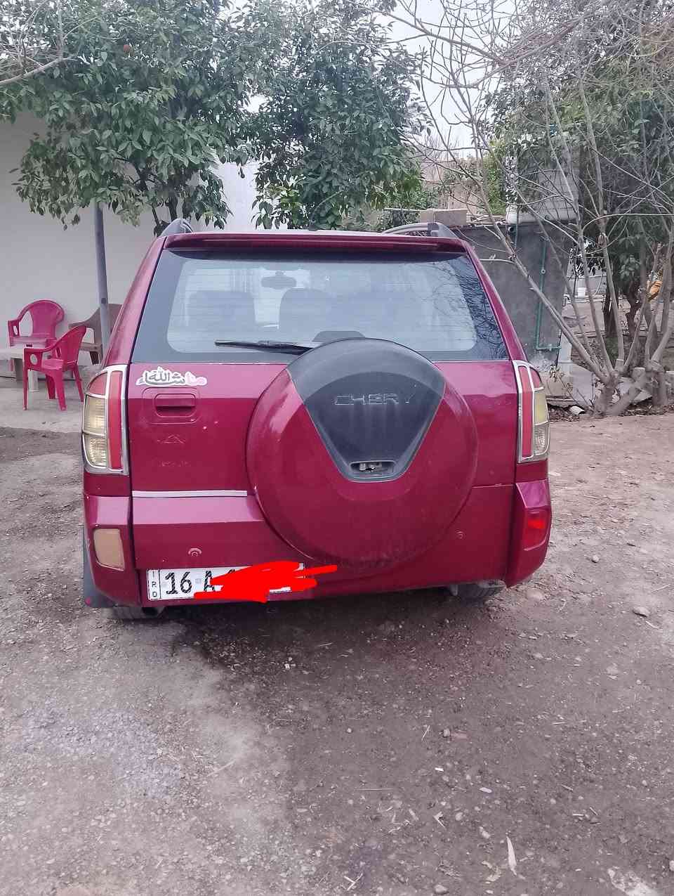 شيري تيكو13 رقم دولي سنويه جديدة كير كهربائي محرك خير من الله باسمي الكشر بي طخات  ومصلح ومصبوغه عام بيهه خياس قليل حداديه وسط غرفه حلوه تبريد شغال للبيع ب42 ورقه مكانهه بغداد جسر ديالى القديم ***********
