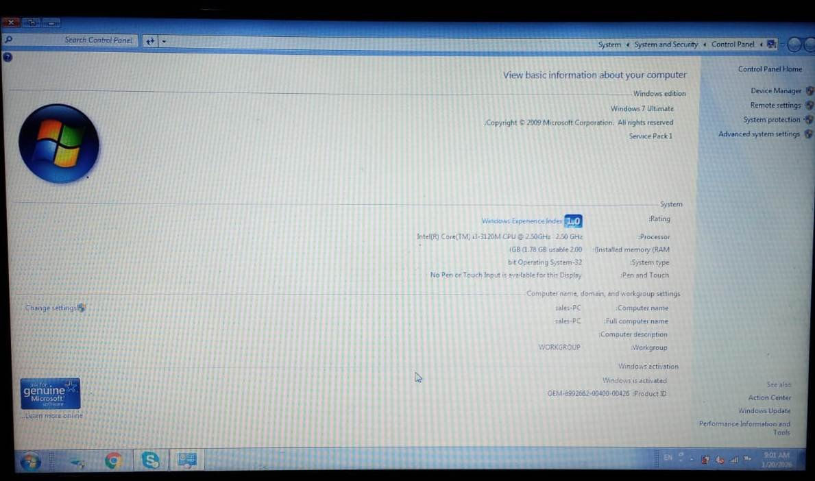 samsung laptop the description in the pcs أربيل, العراق


**إذا كنت صاحب هذا الإعلان وتريد حذفه لأي سبب، رجاءا أرسل رسالة إلى الدعم الفني**
