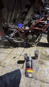 دراجه باندا 400 للبيع دراجه جانت. تشتغل بس تركتها وكامت تتأخر بل تشغيل...