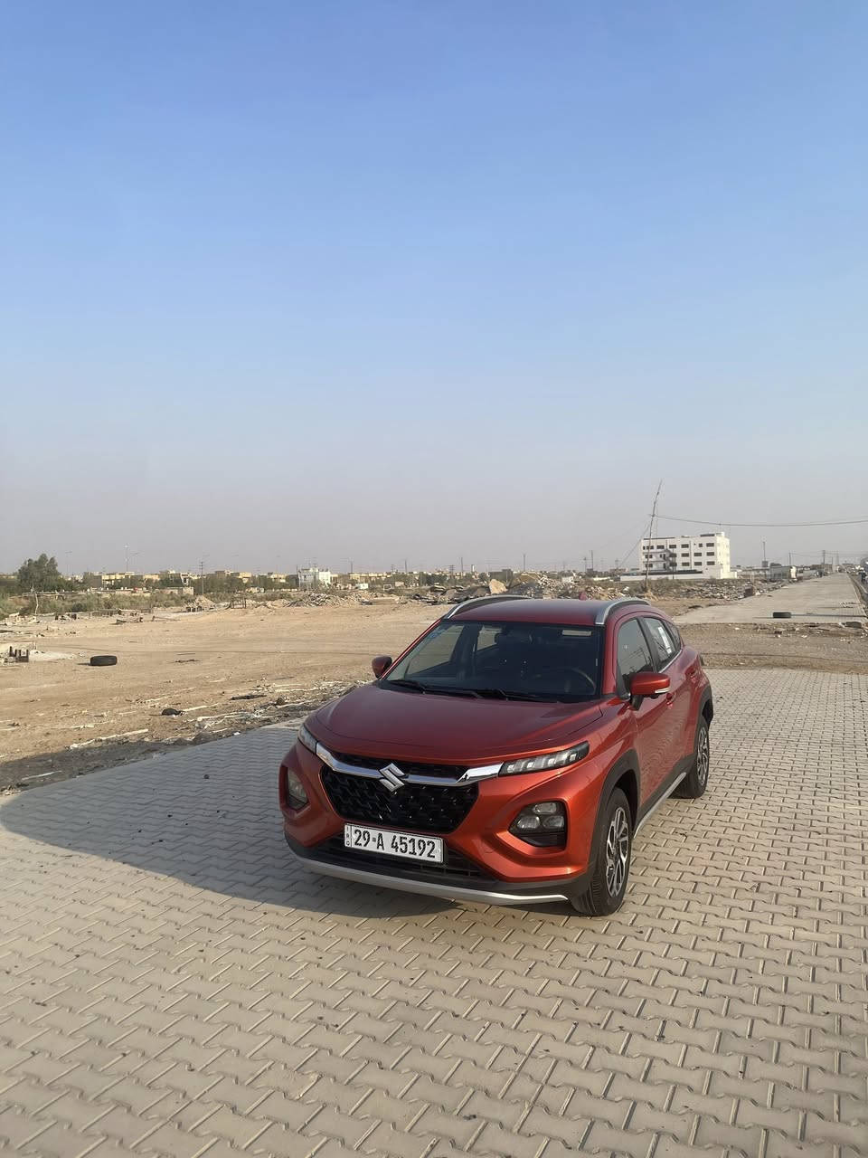 سلام عليكم
اللبيع سوزوكي فرونكس 
مديل2024
سياره  ماشيه ١٤ الف

مرقمه واسط 
كفاله عام 
بسمي تحويل شوكت مي يعجبك 
موصفات 
بصمه 
شاشه 
داتشو 

كأمره 
حي بي إس 
قطعتين تبريد 
 مكانه واسط  
آي ستفسار.  
٠***********
