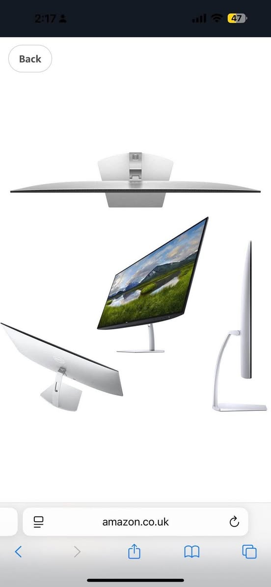 🖥️ شاشة Dell S2719DC للبيع
🔹 قياس 27 بوصة – QHD (2560x1440)
🔹 شاشة InfinityEdge IPS مع ألوان دقيقة
🔹 تدعم HDR 600 لتجربة عرض قوية
🔹 معدل تحديث 75Hz
🔹 سرعة استجابة 5ms
🔹 منفذ USB-C للشحن ونقل البيانات + HDMI
🔹 حالة ممتازة – نظافة 💯

💰 السعر: القديم 325,000 دينارالسعر الجديد 250,000 الف فقط  (بي مجال للجادين)
📞 للتواصل: ***********
🚚 توصيل متوفر لجميع المحافظات داخل العراق بغداد, العراق
