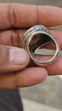 محبس قديم • فضة ثقيلة • طلاسم