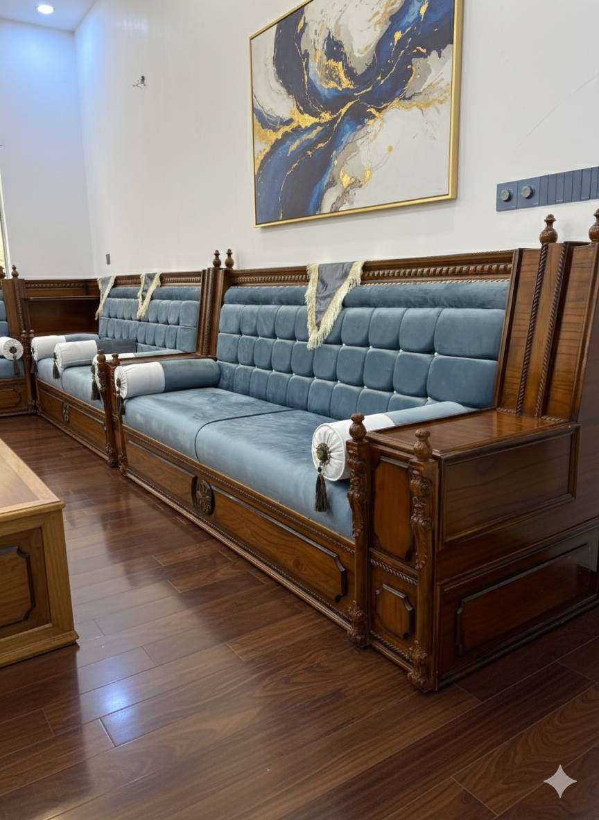 🛋️ ​🛋️ عرض الموسم: الفخامة والمتانة بـ 165 ألف فقط!
​جدد بيتكم بأحدث موديلات التخم والديوان العراقي بمواصفات "درجة أولى" وسعر لا يقبل المنافسة.
​✨ لماذا تختار منتجاتنا؟
​الهيكل الخشبي: مزيج من خشب الجاو والروسي الأصلي لضمان القوة.
​القاعدة: بلوك أسود سمك 18 ملم (تحمل عالي جداً).
​الحشوة: إسفنج مميز (ضغط عالي) لراحة تدوم طويلاً.
​القماش: أرقى أنواع الأقمشة التركية بألوان وملمس عصري.
​🛡️ ضمان حقيقي
​نحن نثق بما نصنع، لذلك نقدم لكم ضمان لمدة 15 سنة على كافة الموديلات.
​🚚 التوصيل؟ علينا!
​لأهالينا في النجف الأشرف، التوصيل مجاني تماماً حتى باب الدار.
العنوان نجف سايدين نصر ميلاد معرض تبارك الرحمن *********** 
ما عليك فقط تتصل واحنة نجيك للباب ناخذ القياسات النجف, العراق
