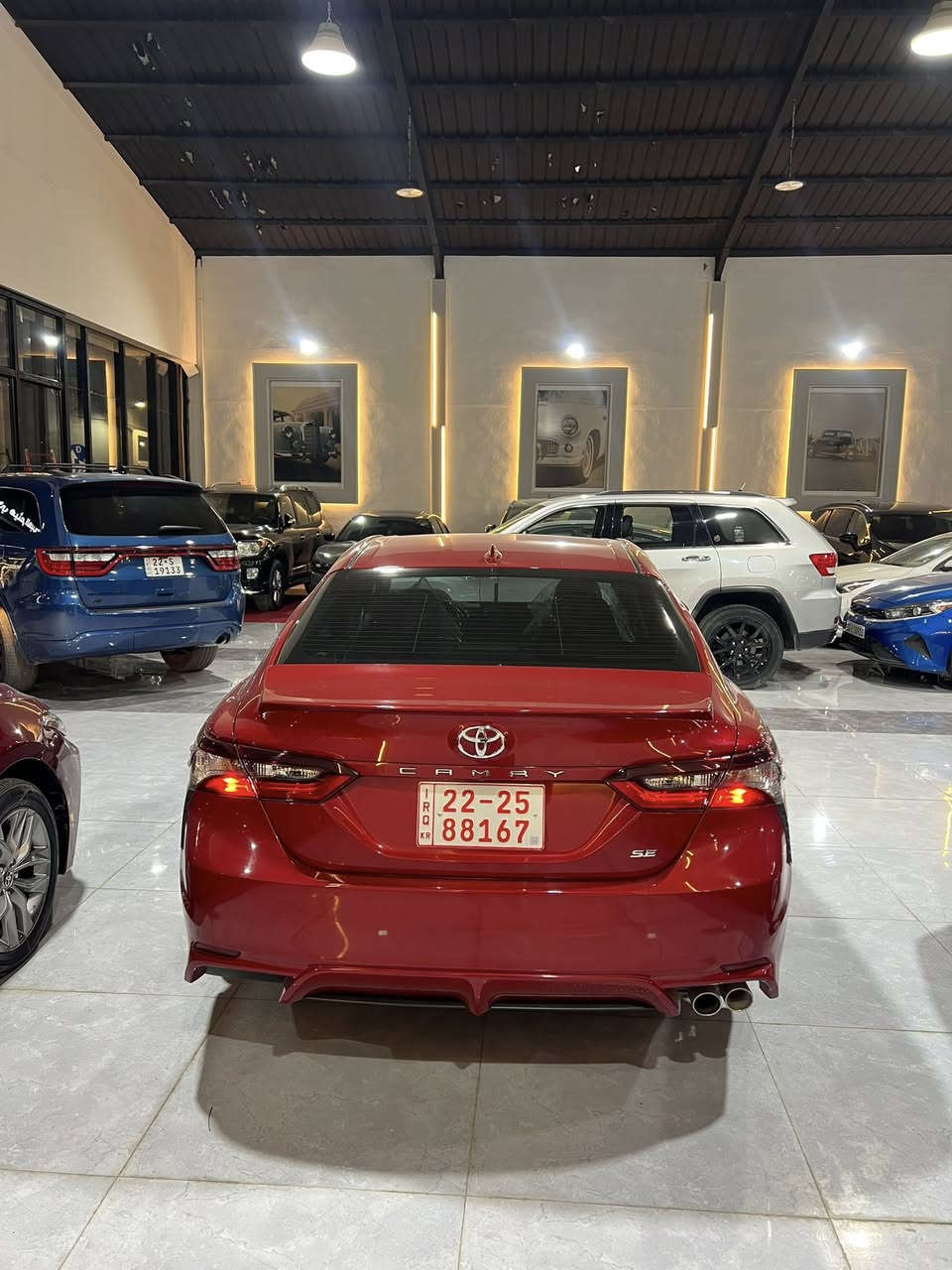 السلام عليكم
تيوتا كامري se وارد امريكي 2024

Toyota Camry  se 2024

محرك 2.5 (4)

ماشيه 28mi

سعر 195🔥🔥
بدون ايرباك
بدون صبغ حتى الدعاميات بشرط ✅

فقط تعديل pdr 

جاهز من كلشي دينار مصرف ماتحتاج

السياره كاتي تترقم اربيل -دهوك -سليمانيه

مواصفات السياره 

رادار جانبي

رادار أمامي 

٣ انضمه قياده 

داخل الجلد 

كشنات كهرباء

وباقي المواصفات المعروفه لفئه ال se

مكان السياره موصل 

للتواصل 

***********

***********
