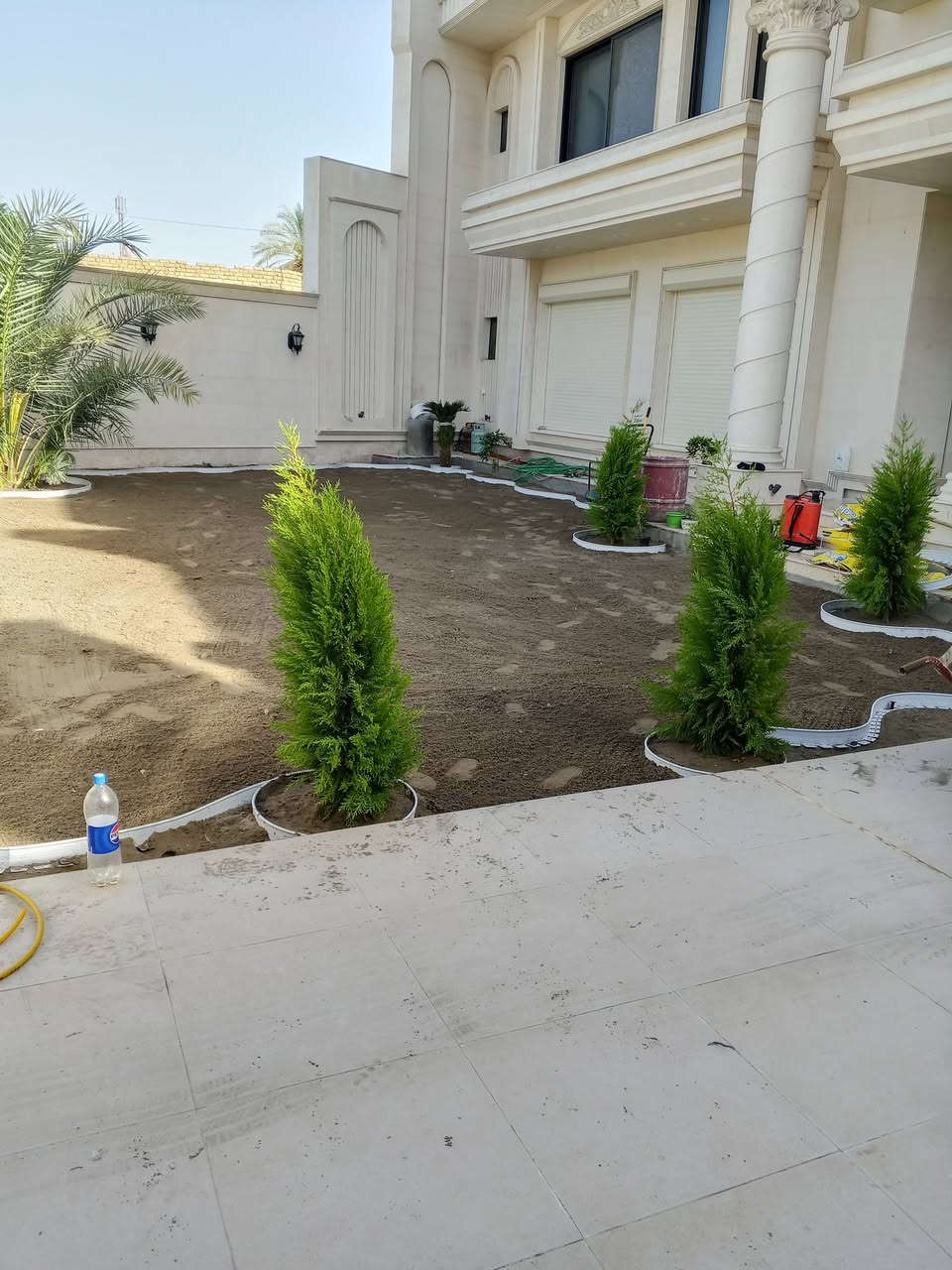 سلام عليكم اخوان جهازين الي عمل حدائق لاين وبلاستك و حجر وشلال شغل درجة وإلى ومنضمت سقي حديقه ***********
