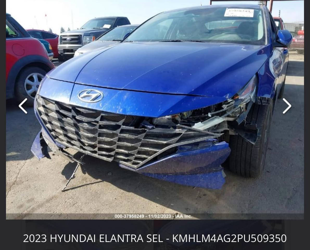 ٱلْسَلآمّ عَلْيّكَمُ وَرَحَمُةٌ ٱلّلـه
الانترا 2023 وارد كندي 
صور الحادث مرفوقه بل منشور السياره فول موصفات مكينه 2000 دوش السياره منقصه شي رقم اربيل باسمي تحويل او وكاله بيه بارد وتكحيلات قليله الي يجي يشوف احسن من الحجي واكو سونار هم يحجي مكاني الدوره حي الصحه الي يحب ينتصل ويجي يشوف ‭
السعر (153 ورقه ) وبيه مجال 
 ‭0772 894 3537‬
***********
