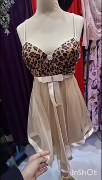 فستان مخمل • قصير • لانجري