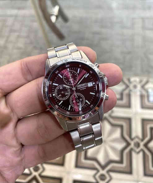 #SEIKO QuartzChronograph
#سيكو ياباني #آصلي كامل المرفات جديد 

 كوارتز كورنو غراف ستوب ووچ

لون المينة جدا جميل 

موديل SBTQ045
 
قطر40 

نافذه عرض التاريخ 

زجاج ضد الخدش 

مقاومة الماء 100متر 

ارقام  وعقارب لامينوس 

📍السعر جدا طيب الحجز او اي استفسار خاص 
او واتساب ***********
يوجد توصيل داخل وخارج العراق
