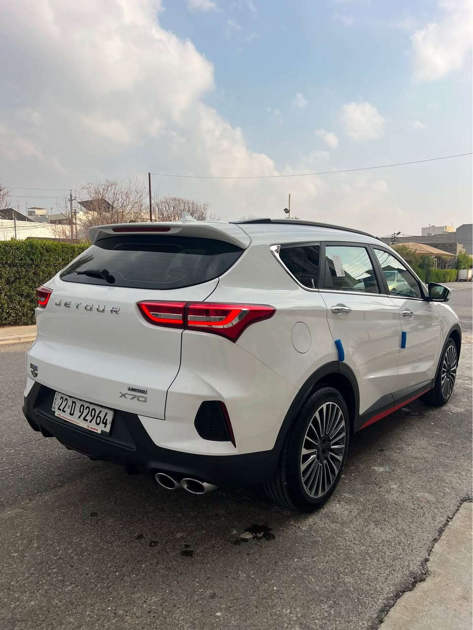 Jetour x70
🔥سعر $144 وەرەقە 🔥
مودیل2024
 5 سال ضمان شەریکە هارلم
36,000km
محرک4پستن1.5Tتوربو
ئوکتانی بەنزین91
3مقعد 7راکب
بدون صبغ 
رقم اربیل»مکان اربیل
فول فول مواصفات
***********
***********
***********
واتساپ أربيل, العراق
