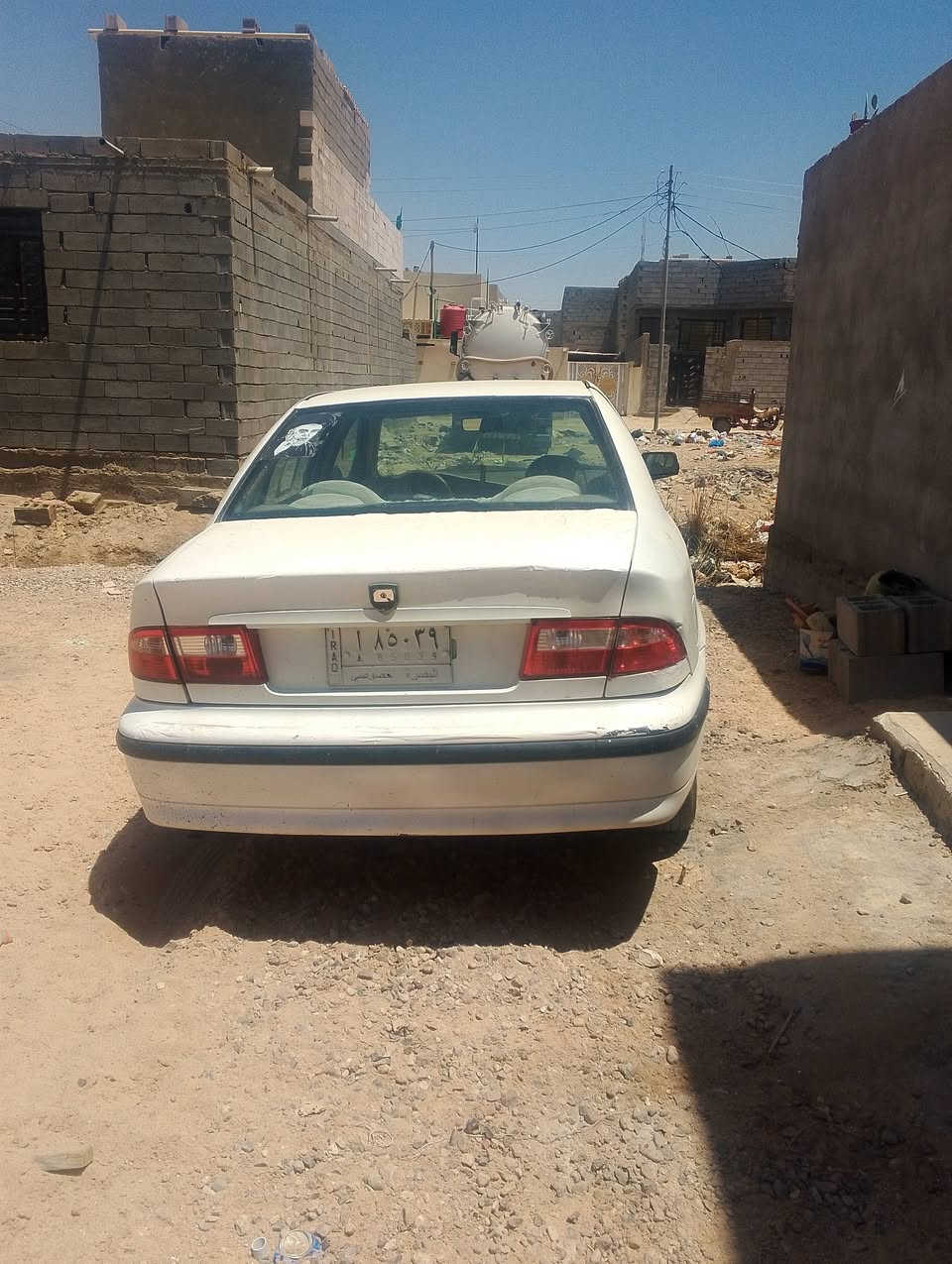 سلام عليكم سياره سمند لبيع سياره جاهزه مكينه كير جديد بدي نضيف سعر35 بيه مجال رقم *********** مكاني بصره
