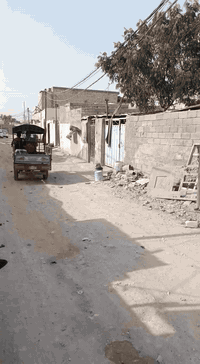 بيت للايجار شارع المطار الجديد قرب اسواق فدك بي بغرفه وصاله مطبخ ومكشو...